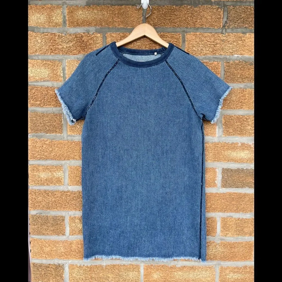 RAG & BONE Denim T-Shirt Dress small - Picture 4 of 11